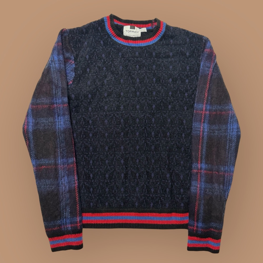 ASOS Topman Soft Plaid Sweater